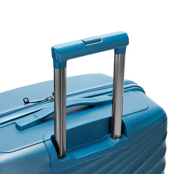 Чемодан TORBER Nevo, синий, полипропилен, 49 х 28 х 76 см, 95 л T2207L-Blue Torber, Артикул: T2207L-Blue фото №1