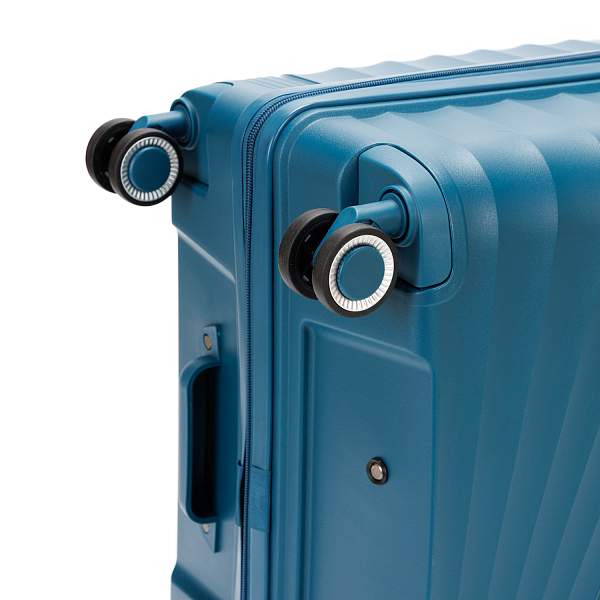 Чемодан TORBER Nevo, синий, полипропилен, 49 х 28 х 76 см, 95 л T2207L-Blue Torber, Артикул: T2207L-Blue фото №1
