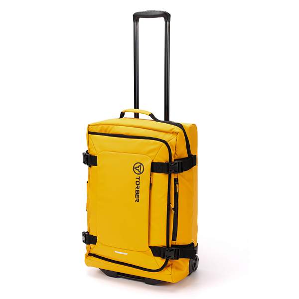 Сумка на колесах TORBER Mobi, желтый, полиэстер 900D с PU покрытием, 60 х 38 х 25,5 см, 57 л T1809M Torber, Артикул: T1809M фото №1