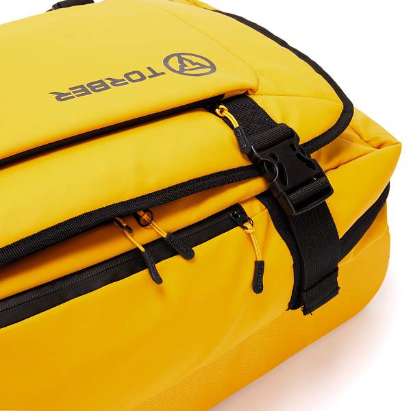 Сумка на колесах TORBER Mobi, желтый, полиэстер 900D с PU покрытием, 60 х 38 х 25,5 см, 57 л T1809M Torber, Артикул: T1809M фото №1