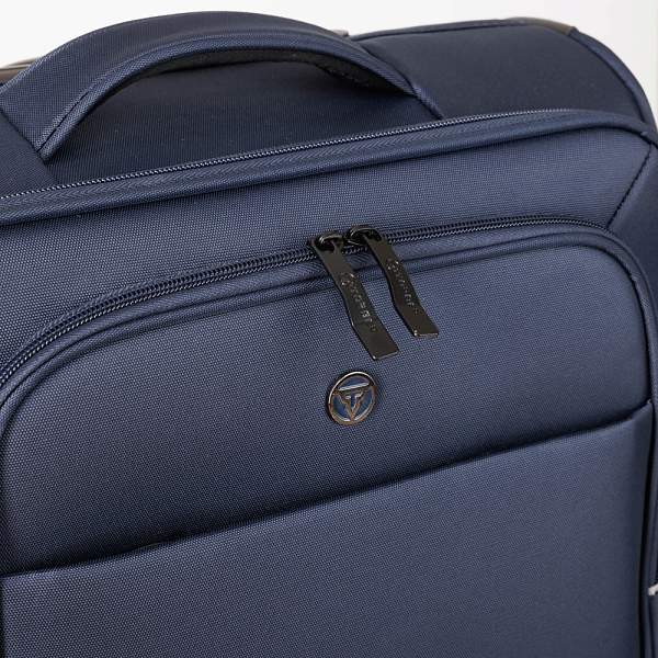 Чемодан TORBER Brosno, синий, нейлон 600D, 36,5 х 20 х 54 см, 32 л T1901S-Blue Torber, Артикул: T1901S-Blue фото №1