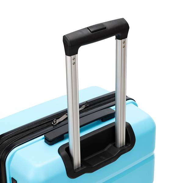 Чемодан TORBER В Отпуск, бирюзовый, полипропилен, 40,5 х 25 х 62,5 см, 55 л T1902M-Tur Torber, Артикул: T1902M-Tur фото №1