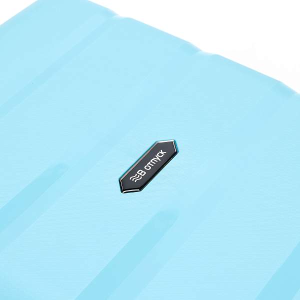 Чемодан TORBER В Отпуск, бирюзовый, полипропилен, 40,5 х 25 х 62,5 см, 55 л T1902M-Tur Torber, Артикул: T1902M-Tur фото №1