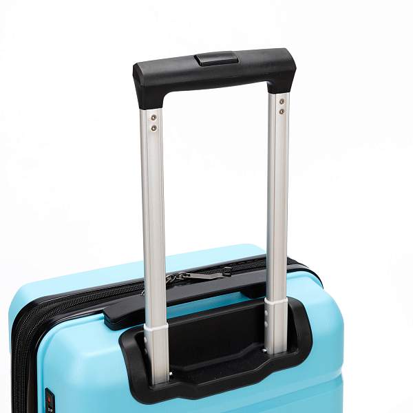 Чемодан TORBER В Отпуск, бирюзовый, полипропилен, 33 х 22 х 53 см, 35 л T1902S-Tur Torber, Артикул: T1902S-Tur фото №1