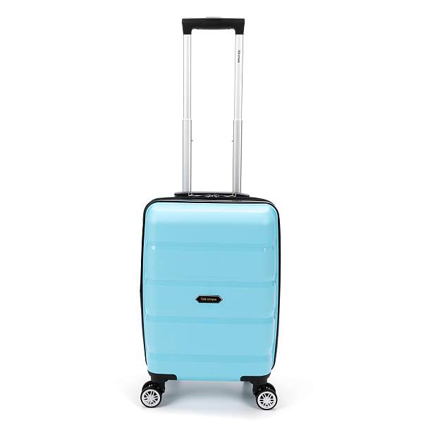 Чемодан TORBER В Отпуск, бирюзовый, полипропилен, 33 х 22 х 53 см, 35 л T1902S-Tur Torber, Артикул: T1902S-Tur фото №1