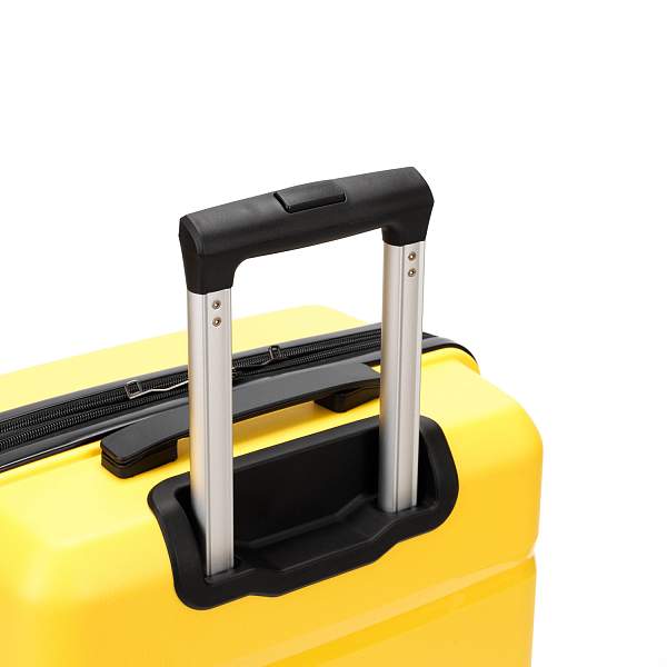 Чемодан TORBER В Отпуск, жёлтый, полипропилен, 40,5 х 25 х 62,5 см, 55 л T1902M-Yel Torber, Артикул: T1902M-Yel фото №1