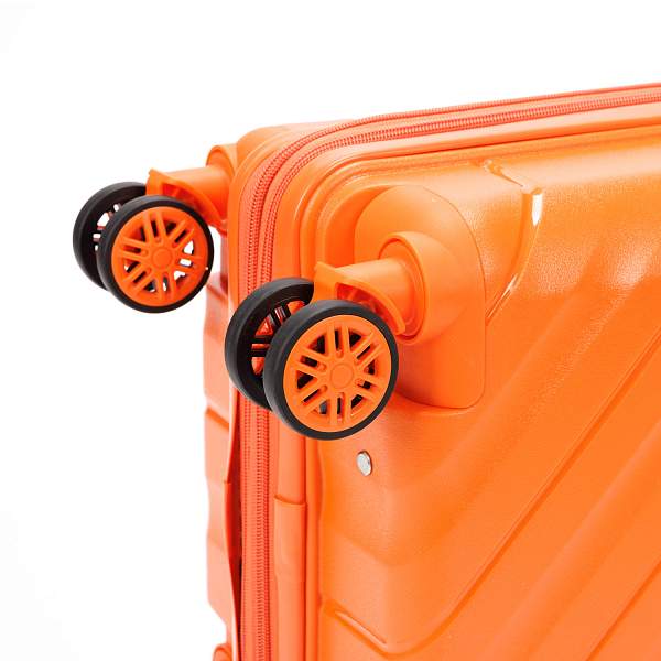 Чемодан TORBER В Отпуск, оранжевый, полипропилен, 36 х 21,5 х 55 см, 38 л T1908S-Orange Torber, Артикул: T1908S-Orange фото №1