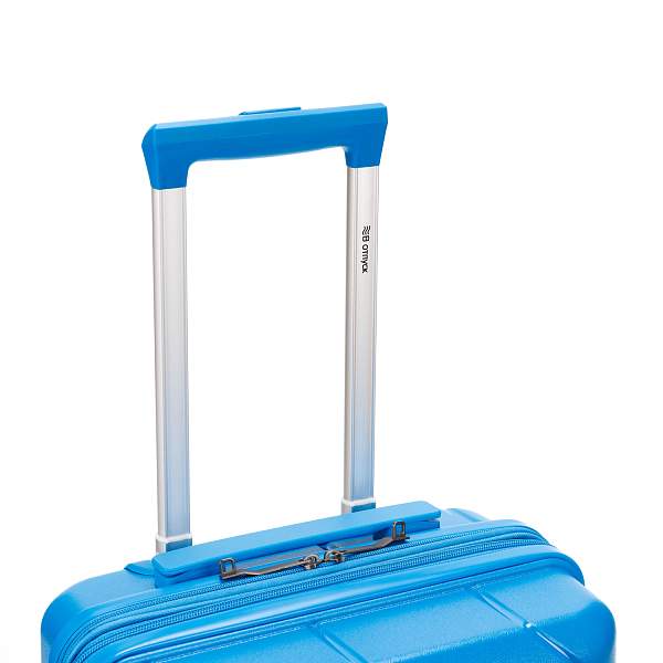 Чемодан TORBER В Отпуск, синий, полипропилен, 36 х 21,5 х 55 см, 38 л T1908S-Blue Torber, Артикул: T1908S-Blue фото №1