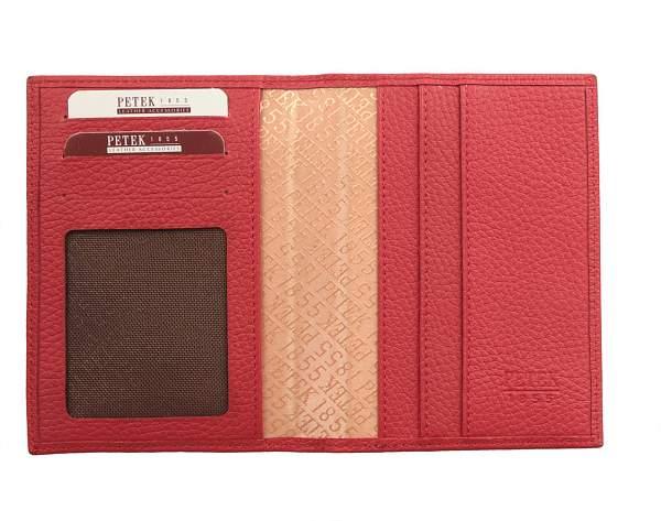 Обложка для паспорта женская кожаная Petek 501K.46D.10 Petek, Артикул: 501K.46D.10 фото №1