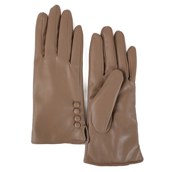 JIF47-10 FABRETTI Перчатки жен. искусственная кожа 100%полиуретан Fabretti, Артикул: JIF47-10 фото №1