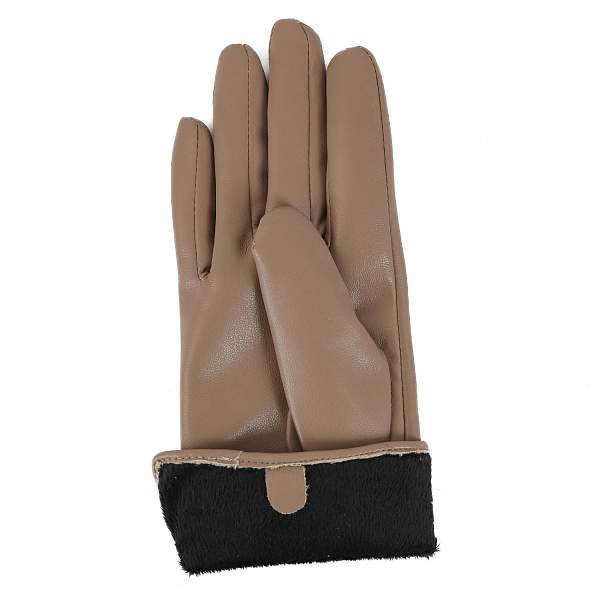 JIF47-10 FABRETTI Перчатки жен. искусственная кожа 100%полиуретан Fabretti, Артикул: JIF47-10 фото №1