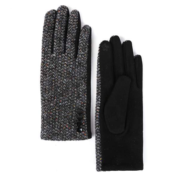 JDF39-1 FABRETTI Перчатки жен. 100% полиэстер; 90% полиэстер/10% эластан Fabretti, Артикул: JDF39-1 фото №1