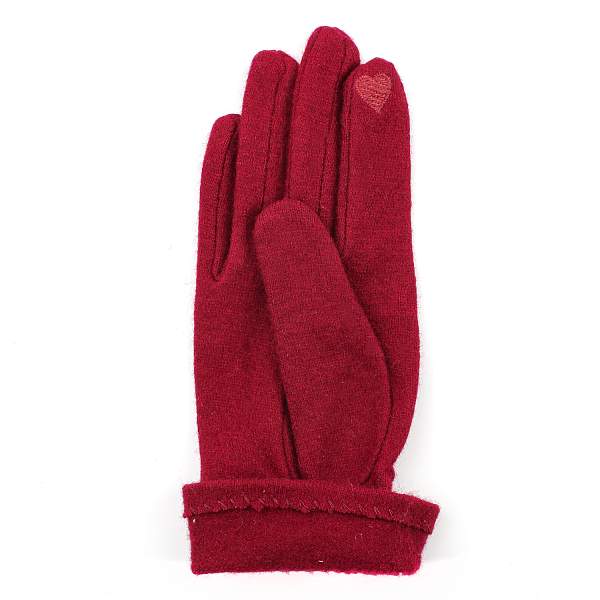 JIF11-8 FABRETTI Перчатки жен. 85% шерсть/15% эластан Fabretti, Артикул: JIF11-8 фото №1