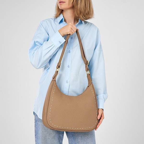 JS-85011-61 бежевая сумка женская Jane's Story Jane's Story, Артикул: JS-85011-61 фото №1