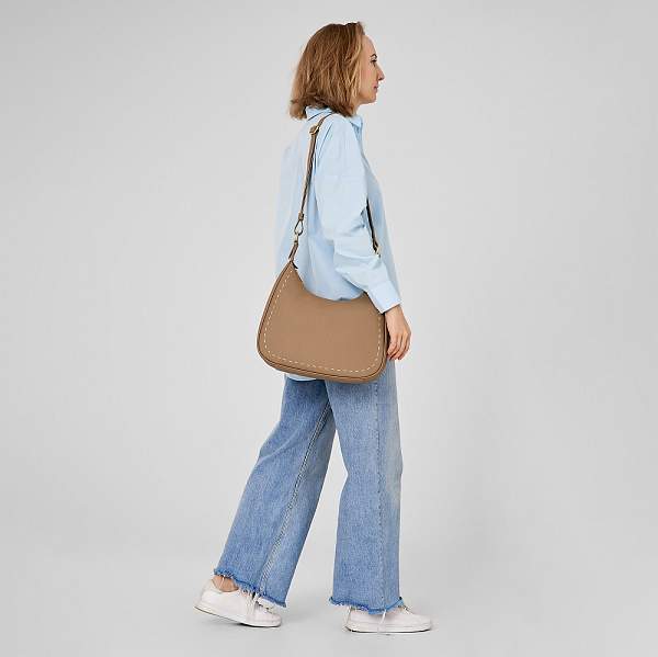 JS-85011-61 бежевая сумка женская Jane's Story Jane's Story, Артикул: JS-85011-61 фото №1