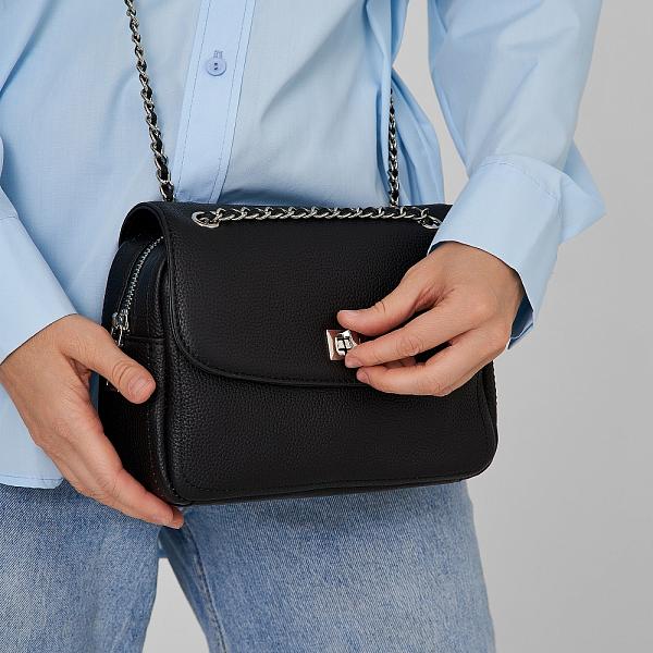 JS-85060-04 черная сумка женская Jane's Story Jane's Story, Артикул: JS-85060-04 фото №1