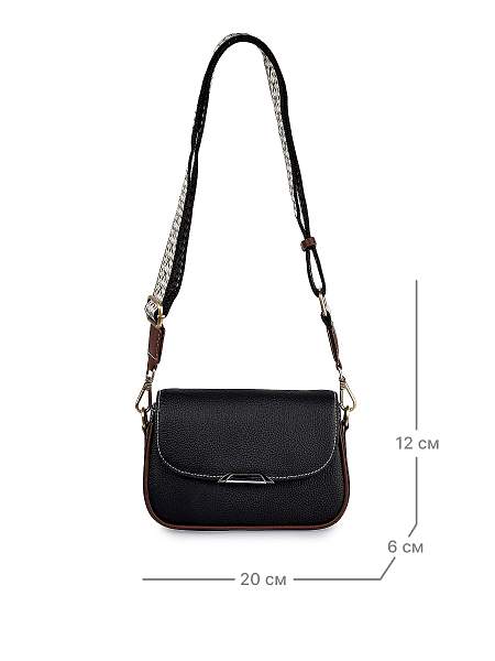 JS-6393-04 черная сумка женская Jane's Story Jane's Story, Артикул: JS-6393-04 фото №1