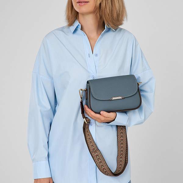 JS-6393-70 голубая сумка женская Jane's Story Jane's Story, Артикул: JS-6393-70 фото №1