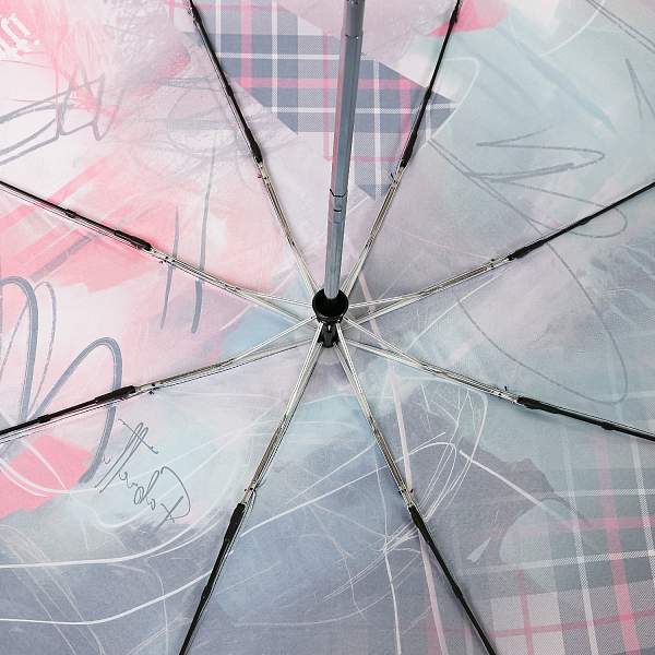 UFLS0072-5 Зонт жен. Fabretti, облегченный,  автомат, 3 сложения, сатин Fabretti, Артикул: UFLS0072-5 фото №1