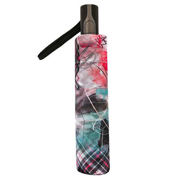 UFLS0072-5 Зонт жен. Fabretti, облегченный,  автомат, 3 сложения, сатин Fabretti, Артикул: UFLS0072-5 фото №1