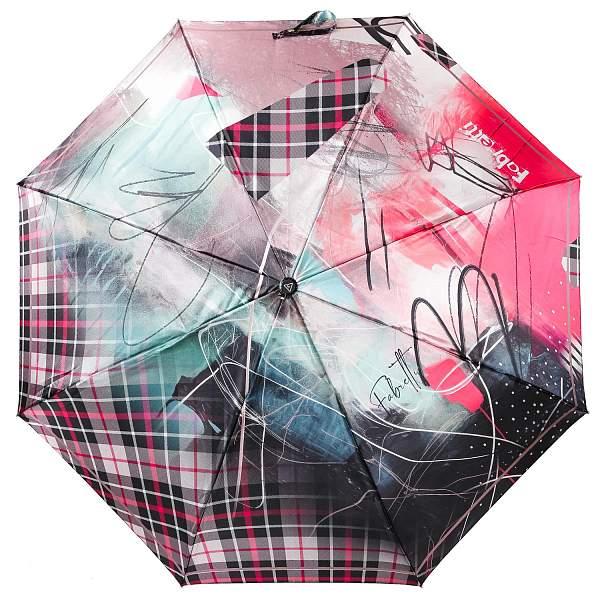 UFLS0072-5 Зонт жен. Fabretti, облегченный,  автомат, 3 сложения, сатин Fabretti, Артикул: UFLS0072-5 фото №1