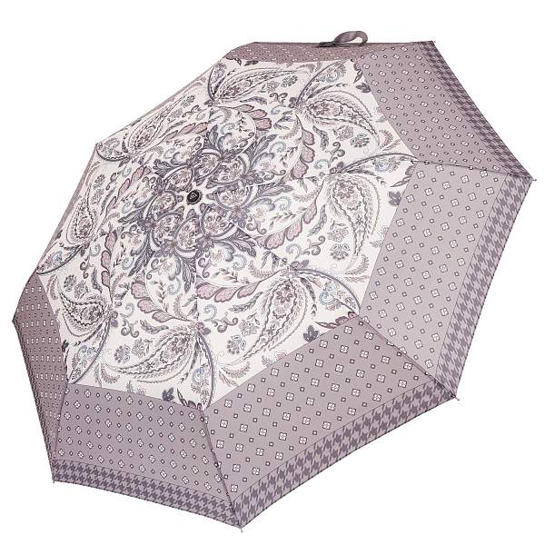 UFLR0030-12 Зонт жен. Fabretti, облегченный,  автомат, 3 сложения, эпонж Fabretti, Артикул: UFLR0030-12 фото №1