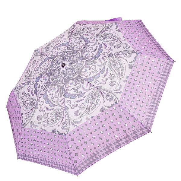 UFLR0030-10 Зонт жен. Fabretti, облегченный,  автомат, 3 сложения,эпонж Fabretti, Артикул: UFLR0030-10 фото №1