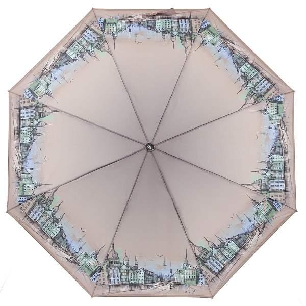 UFLR0032-13 Зонт жен. Fabretti, облегченный,  автомат, 3 сложения, эпонж Fabretti, Артикул: UFLR0032-13 фото №1