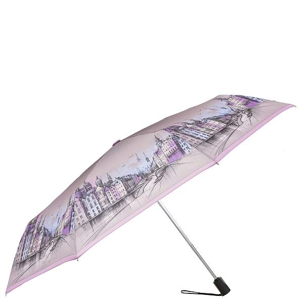 UFLR0032-3 Зонт жен. Fabretti, облегченный,  автомат, 3 сложения, эпонж Fabretti, Артикул: UFLR0032-3 фото №1