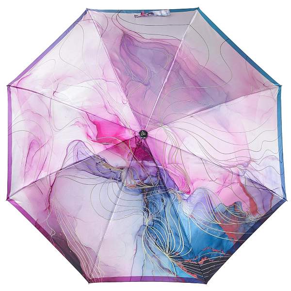 UFLS0066-5 Зонт жен. Fabretti, облегченный,  автомат, 3 сложения, сатин Fabretti, Артикул: UFLS0066-5 фото №1