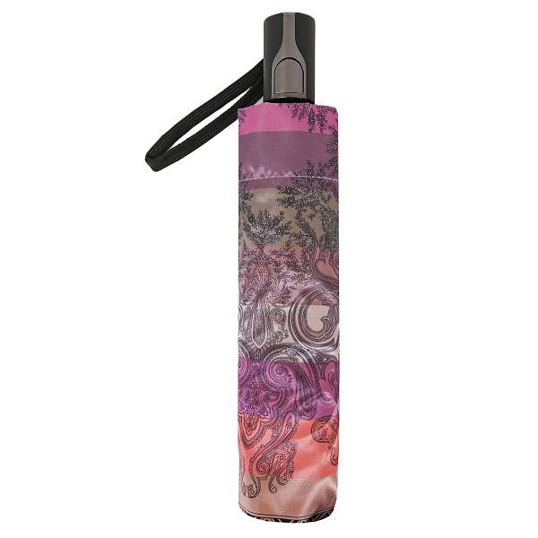 UFLS0068-6 Зонт жен. Fabretti, облегченный,  автомат, 3 сложения, сатин Fabretti, Артикул: UFLS0068-6 фото №1