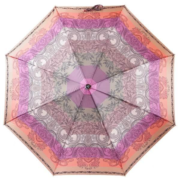UFLS0068-6 Зонт жен. Fabretti, облегченный,  автомат, 3 сложения, сатин Fabretti, Артикул: UFLS0068-6 фото №1
