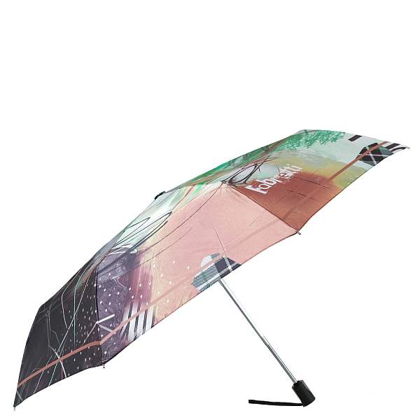 UFLS0072-11 Зонт жен. Fabretti, облегченный,  автомат, 3 сложения, сатин Fabretti, Артикул: UFLS0072-11 фото №1