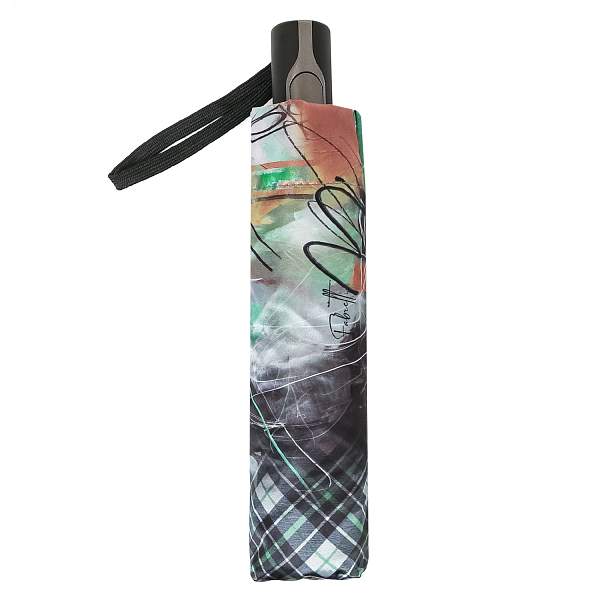 UFLS0072-11 Зонт жен. Fabretti, облегченный,  автомат, 3 сложения, сатин Fabretti, Артикул: UFLS0072-11 фото №1