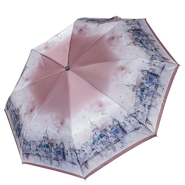 UFLS0075-12 Зонт жен. Fabretti, облегченный,  автомат, 3 сложения, сатин Fabretti, Артикул: UFLS0075-12 фото №1