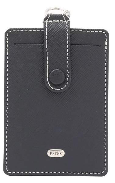 Бейдж для пропуска мужской кожаный Petek 602.174.KD1 Petek, Артикул: 602.174.KD1 фото №1