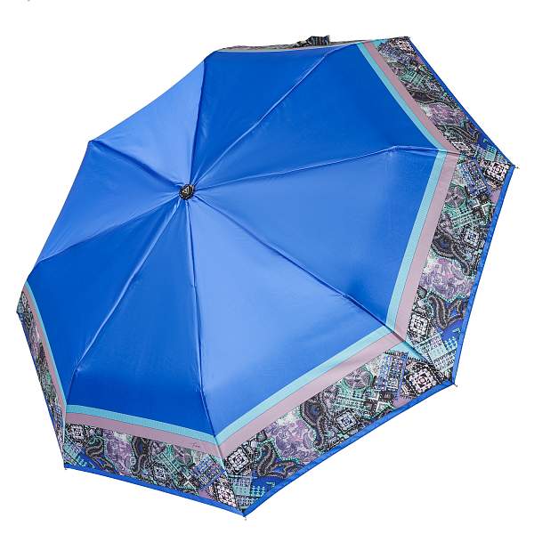 UFS0094-8 Зонт жен. Fabretti, автомат, 3 сложения, сатин Fabretti, Артикул: UFS0094-8 фото №1