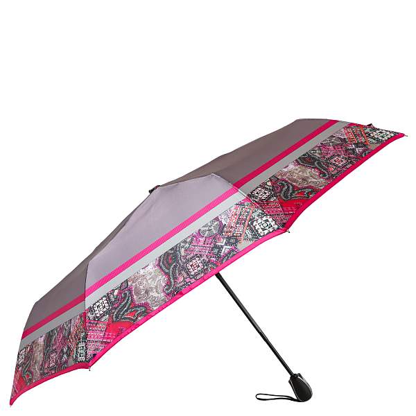 UFS0094-3 Зонт жен. Fabretti, автомат, 3 сложения, сатин Fabretti, Артикул: UFS0094-3 фото №1