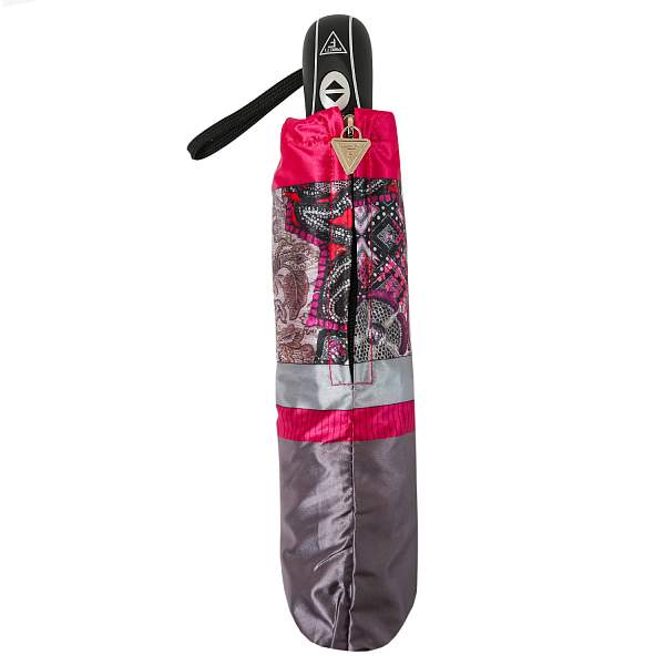 UFS0094-3 Зонт жен. Fabretti, автомат, 3 сложения, сатин Fabretti, Артикул: UFS0094-3 фото №1