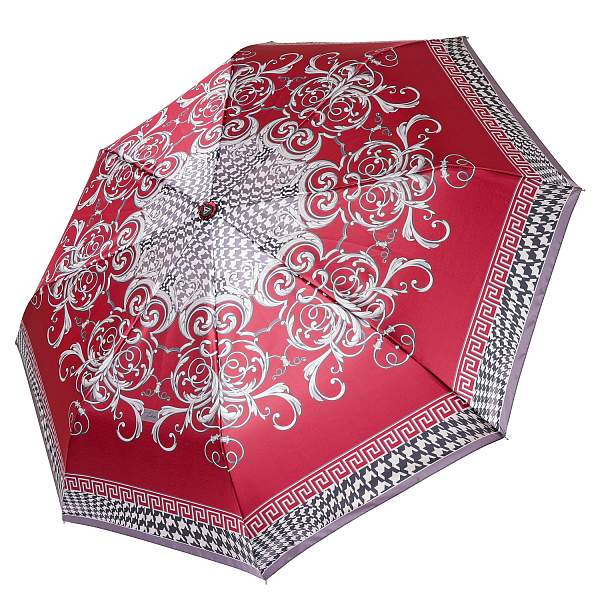 UFS0096-4 Зонт жен. Fabretti, автомат, 3 сложения, сатин Fabretti, Артикул: UFS0096-4 фото №1