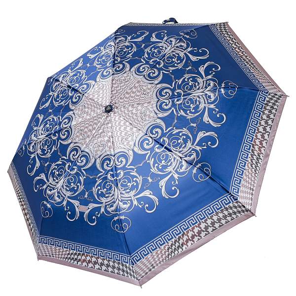 UFS0096-8 Зонт жен. Fabretti, автомат, 3 сложения, сатин Fabretti, Артикул: UFS0096-8 фото №1