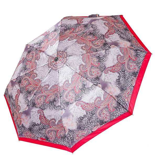 UFS0100-4 Зонт жен. Fabretti, автомат, 3 сложения, сатин Fabretti, Артикул: UFS0100-4 фото №1