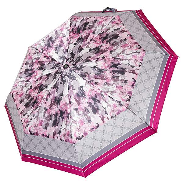 UFS0101-3 Зонт жен. Fabretti, автомат, 3 сложения, сатин Fabretti, Артикул: UFS0101-3 фото №1