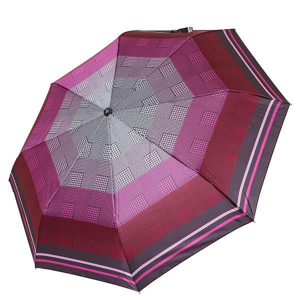 UFS0104-5 Зонт жен. Fabretti, автомат, 3 сложения, сатин Fabretti, Артикул: UFS0104-5 фото №1
