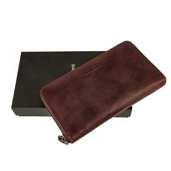 Портмоне коричневый Gianni Conti 918106 dark brown Gianni Conti, Артикул: 918106 dark brown фото №1