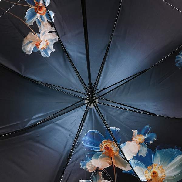 UFD0019-2 Зонт-трость жен. Fabretti, сатин Fabretti, Артикул: UFD0019-2 фото №1