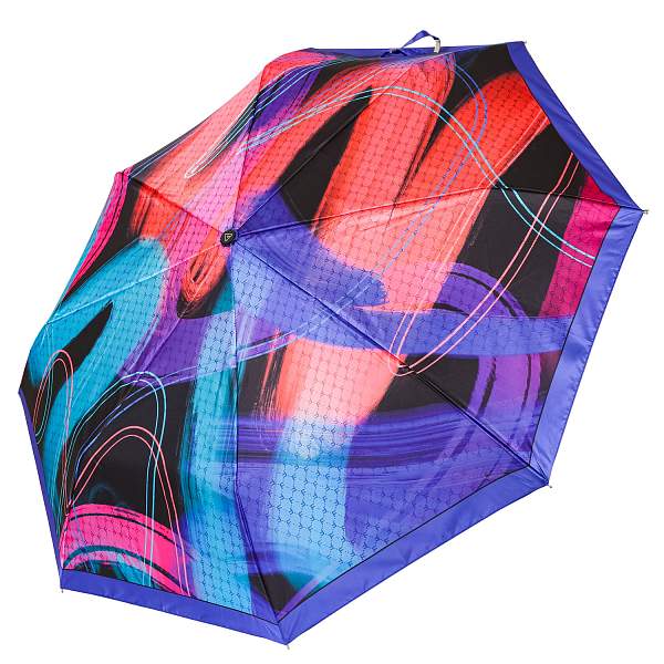 UFS0069-6 Зонт жен. Fabretti, автомат, 3 сложения, сатин Fabretti, Артикул: UFS0069-6 фото №1