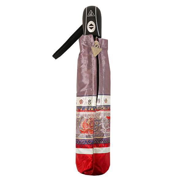 UFS0081-3 Зонт жен. Fabretti, автомат, 3 сложения, сатин Fabretti, Артикул: UFS0081-3 фото №1