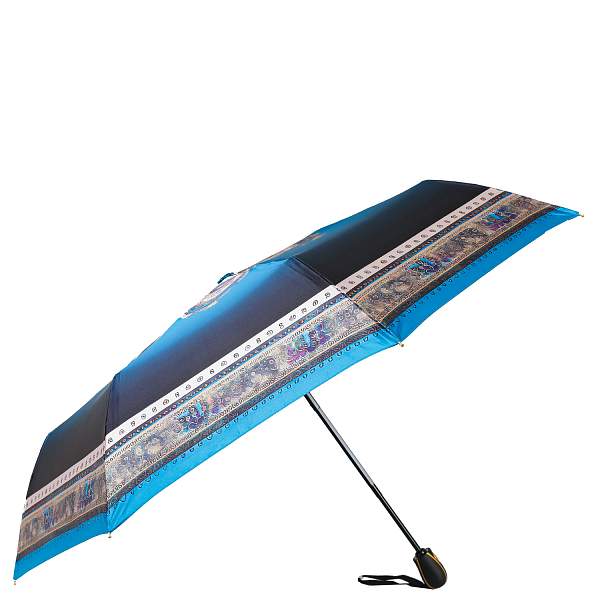 UFS0081-11 Зонт жен. Fabretti, автомат, 3 сложения, сатин Fabretti, Артикул: UFS0081-11 фото №1
