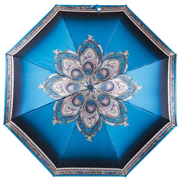 UFS0081-11 Зонт жен. Fabretti, автомат, 3 сложения, сатин Fabretti, Артикул: UFS0081-11 фото №1